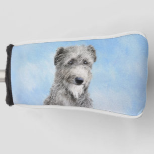 Scottish Deerhound Painting - Cute Original Dog Ar Golf Head Cover