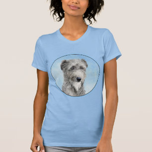 Scottish Deerhound Painting - Cute Original Dog Ar T-Shirt