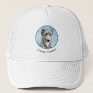 Scottish Deerhound Painting - Original Dog Art Trucker Hat