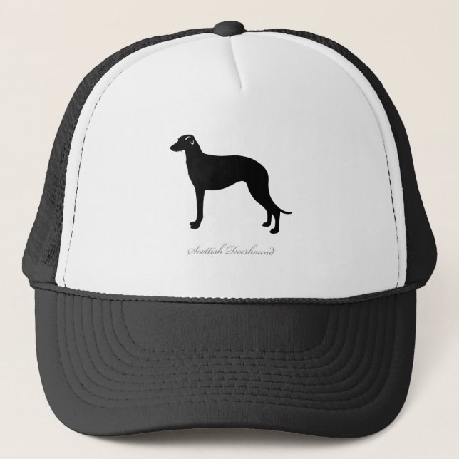 Scottish Deerhound silhouette Trucker Hat (Front)