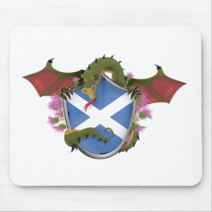 Scottish Dragon Mouse Mat