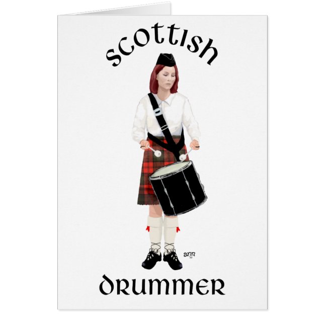 Scottish Drummer - Female (Front)