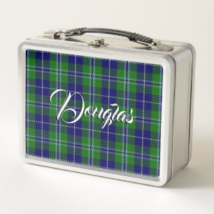 Scottish Eats! Clan Douglas Tartan Plaid Metal Lunch Box