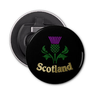 Scottish emblem thistle bottle opener