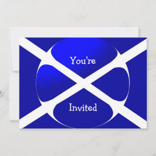 Scottish Flag Any Occasion Invitation