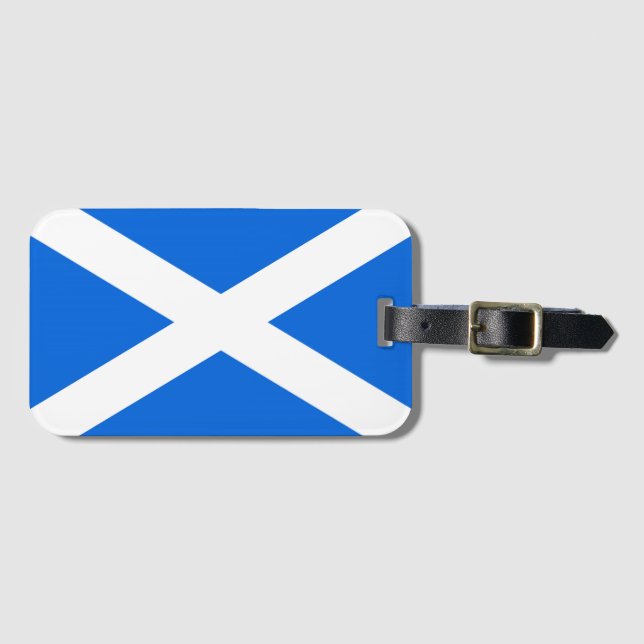 Scottish Flag bc lt arc1 Luggage Tag (Front Horizontal)