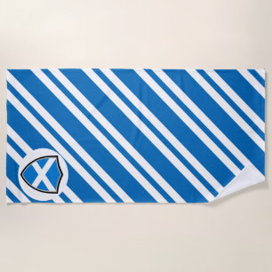 Scottish flag beach towel