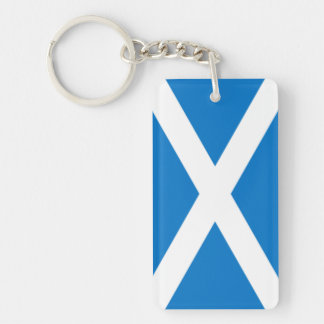 scottish flag by highsaltire key ring