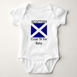 Scottish Flag Clothing Baby Bodysuit