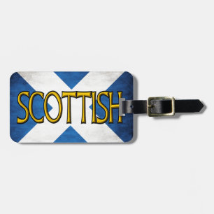 Scottish Flag Collage Luggage Tag