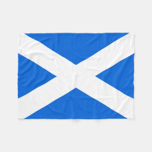 Scottish Flag fbcnt Fleece Blanket