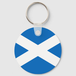 Scottish Flag Key Chain