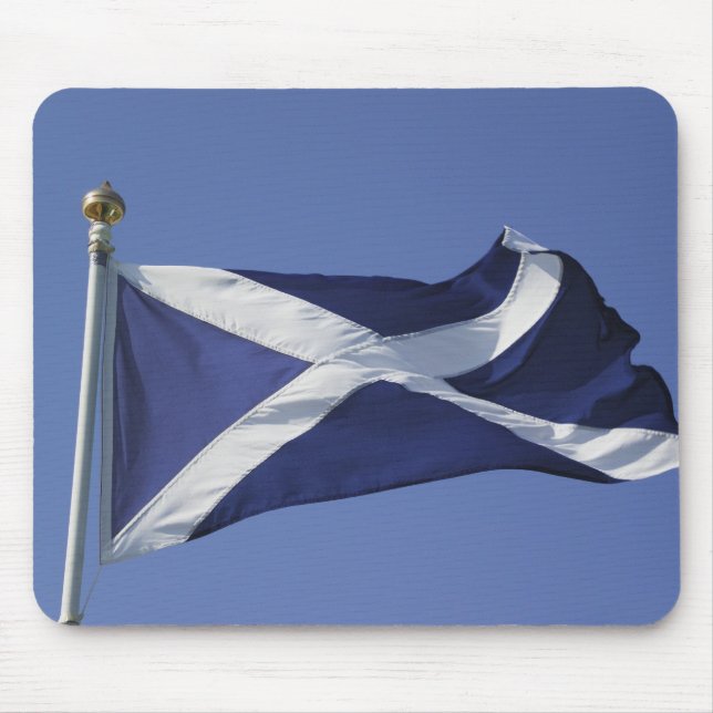 Scottish Flag Mouse Mat (Front)