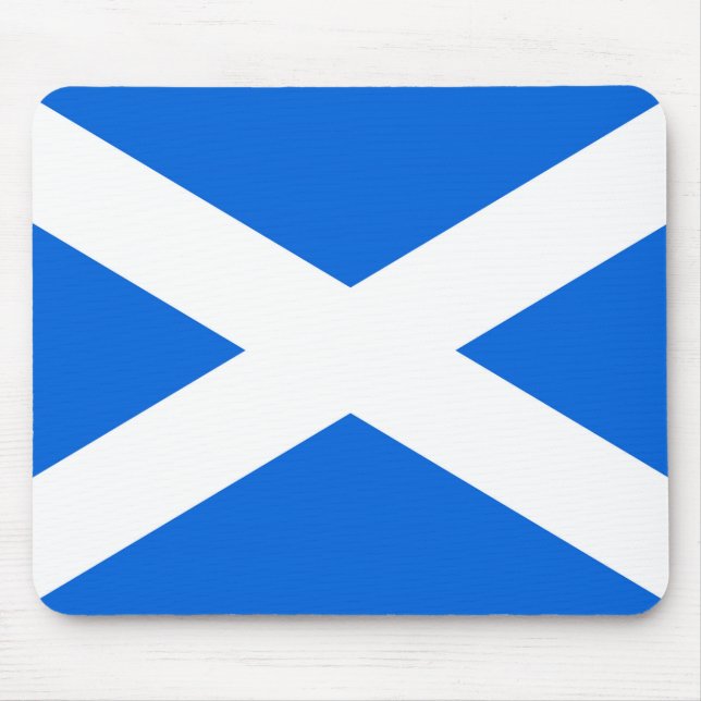 Scottish Flag mpcnt Mouse Mat (Front)