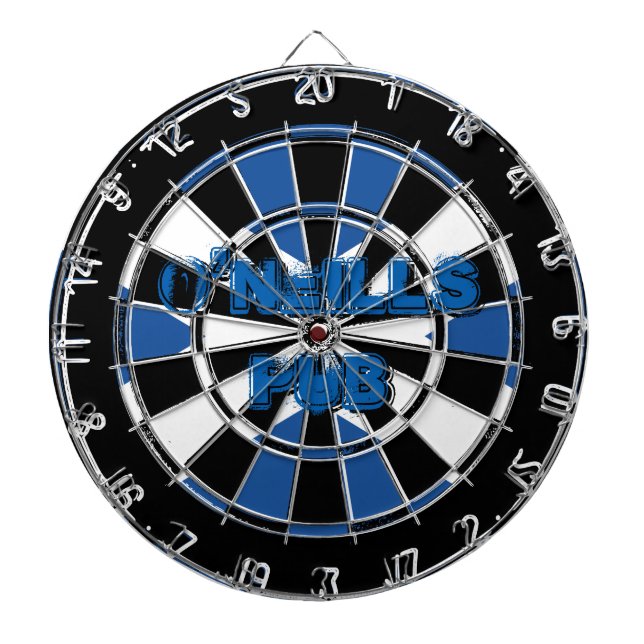 Scottish flag of Scotland custom dartboard (Front)