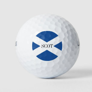Scottish flag of Scotland custom Wilson 500 Golf Balls