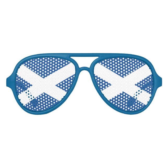 Scottish flag of Scotland party shades (Front)