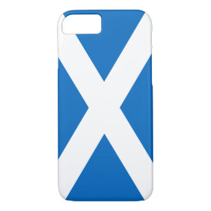 Scottish Flag of Scotland Saint Andrew’s Cross iPhone 8/7 Case