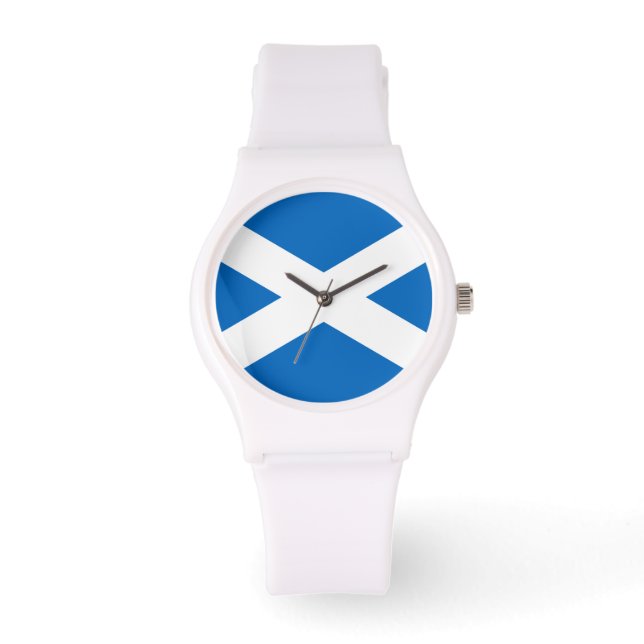 Scottish Flag of Scotland Saint Andrew’s Cross Watch (Front)