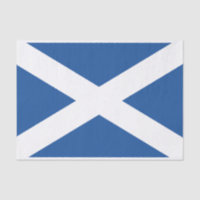 Scottish flag of Scotland wrapping tissue paper