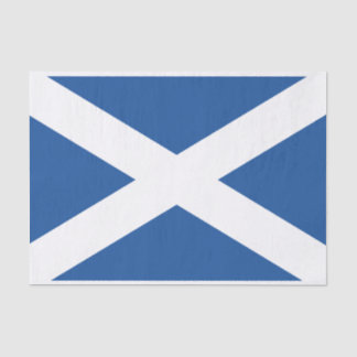Scottish flag of Scotland wrapping tissue paper