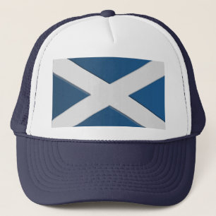 Scottish Flag of St Andrew, Patriotic Scotland Trucker Hat
