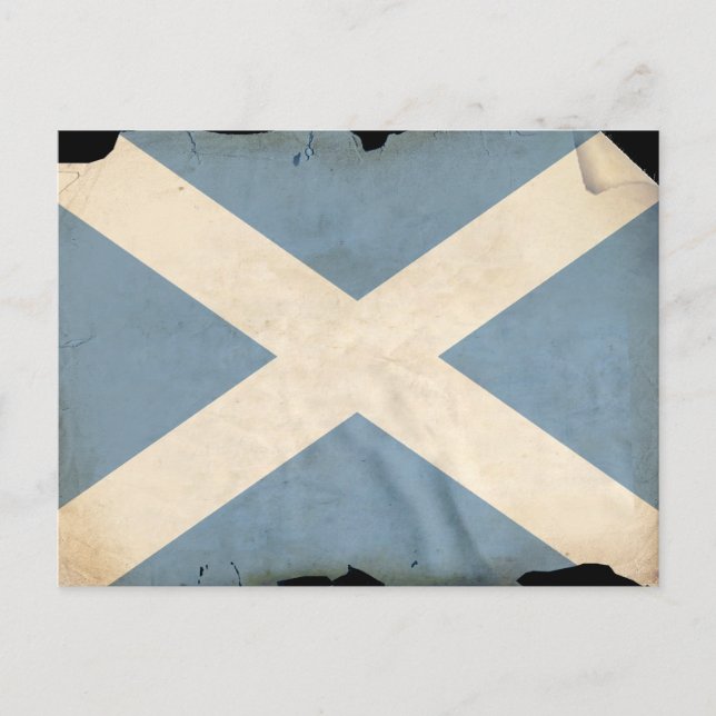 Scottish Flag Postcard (Front)