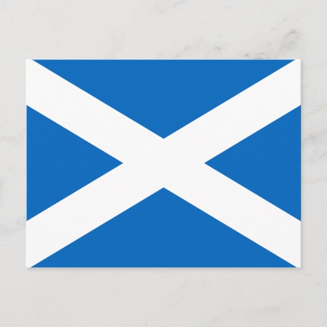 Scottish Flag Postcard (Front)