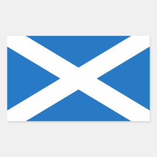 Scottish Flag Rectangular Sticker