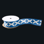 Scottish Flag Ribbon, patriotic Scotland Satin Ribbon<br><div class="desc">Ribbon: Patriotic Scotland with Scottish Flag pattern - love my country,  birthdays,  Christmas,  celebrations,  patriots / sports fans</div>