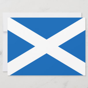 Scottish Flag (Saltire) (Scotland Flag) Card