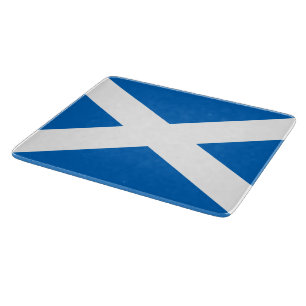 Scottish Flag (Saltire) (Scotland Flag) Cutting Board