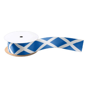 Scottish Flag (Saltire) (Scotland Flag) Satin Ribbon
