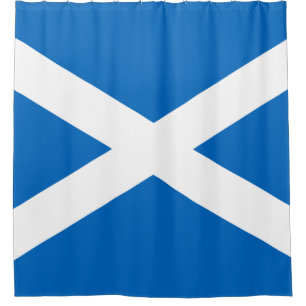Scottish Flag (Saltire) (Scotland Flag) Shower Curtain