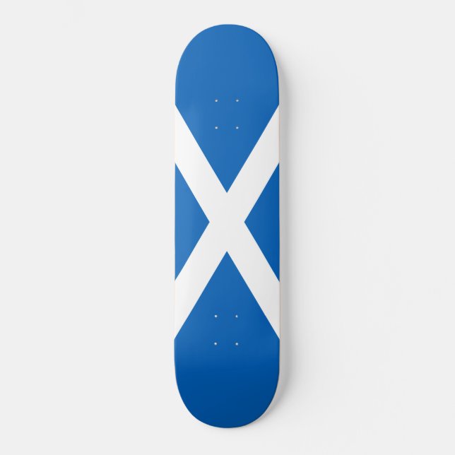 Scottish Flag (Saltire) (Scotland Flag) Skateboard (Front)