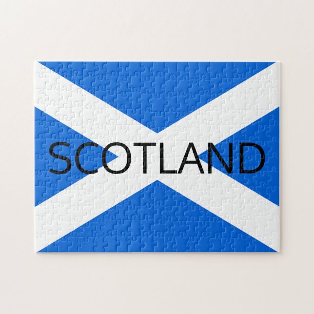 Scottish Flag Scotland 11x14 252pc jpcn Jigsaw Puzzle (Horizontal)