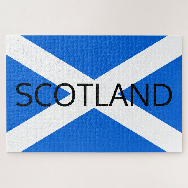 Scottish Flag Scotland 20x30 1014pc jpcn Jigsaw Puzzle (Horizontal)