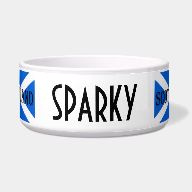 Scottish Flag Scotland Customisable pbcnt (Front)