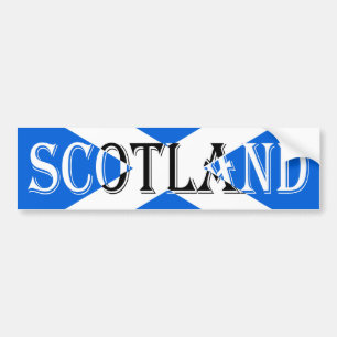 Scottish Flag Scotland Inverted B Sticker arc1