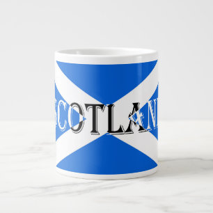 Scottish Flag Scotland Inverted Jumbo Mug arc1