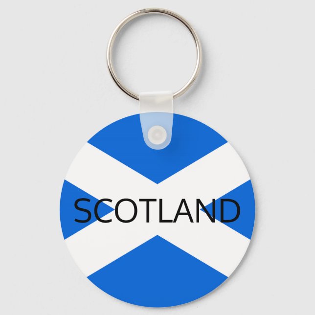 Scottish Flag Scotland kccn Key Ring (Front)