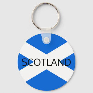 Scottish Flag Scotland Keychain arc