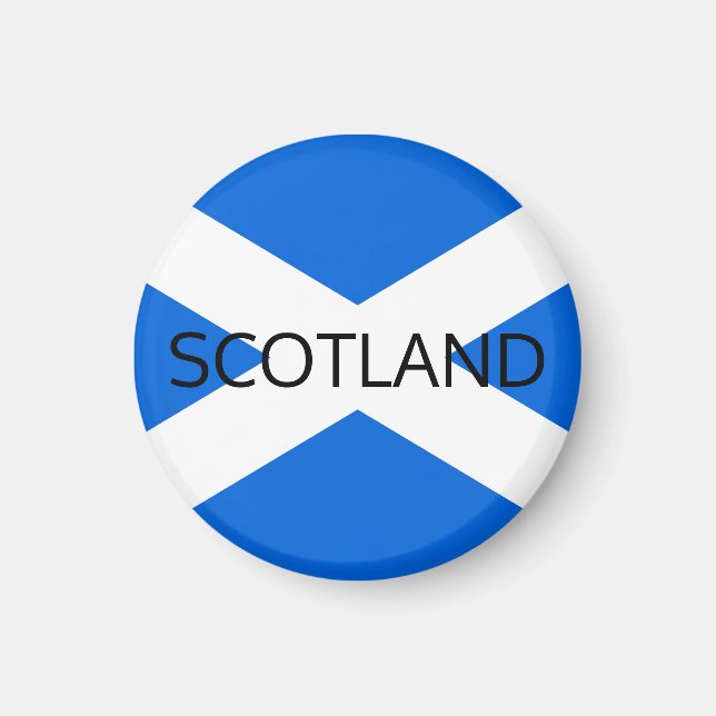 Scottish Flag Scotland macn Magnet (Front)