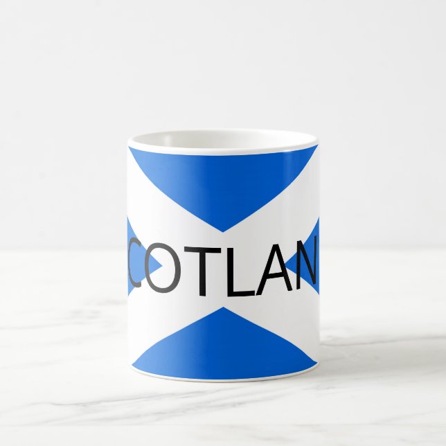 Scottish Flag Scotland mugcnt Coffee Mug (Center)