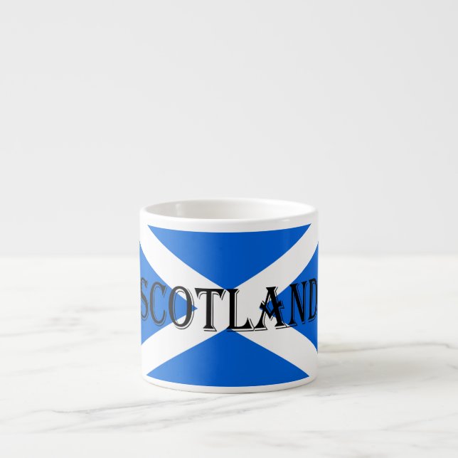 Scottish Flag Scotland mugcnt Espresso Cup (Front)