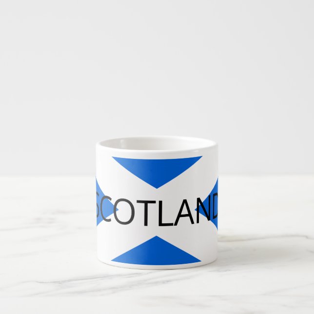 Scottish Flag Scotland mugcnt Espresso Cup (Front)