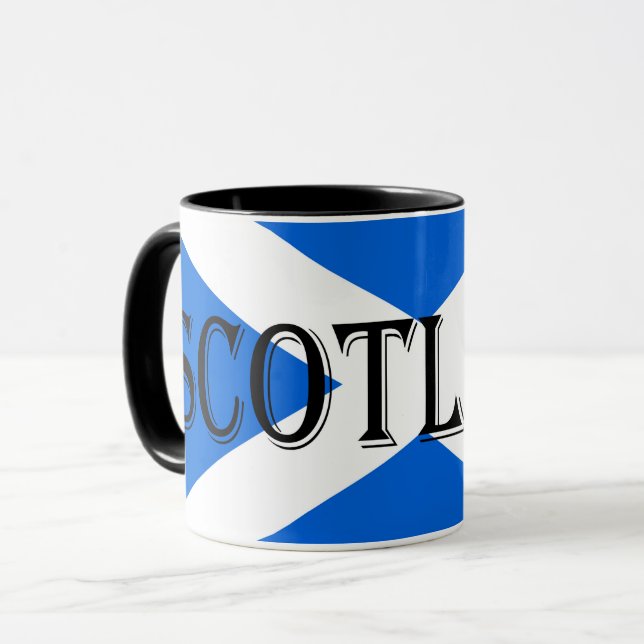 Scottish Flag Scotland mugcnt Mug (Front Left)