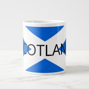 Scottish Flag Scotland mugt Large Coffee Mug