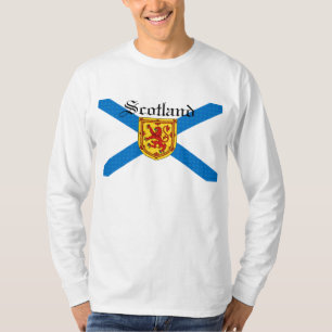 Scottish Flag Scotland Rampant Lion Customised T-Shirt
