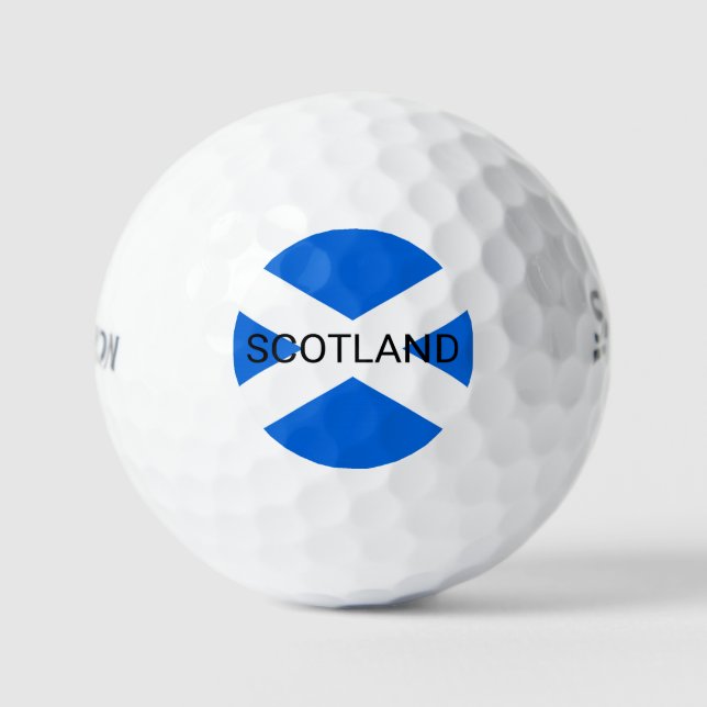 Scottish Flag Scotland ssf gbcnt Golf Balls (Front)
